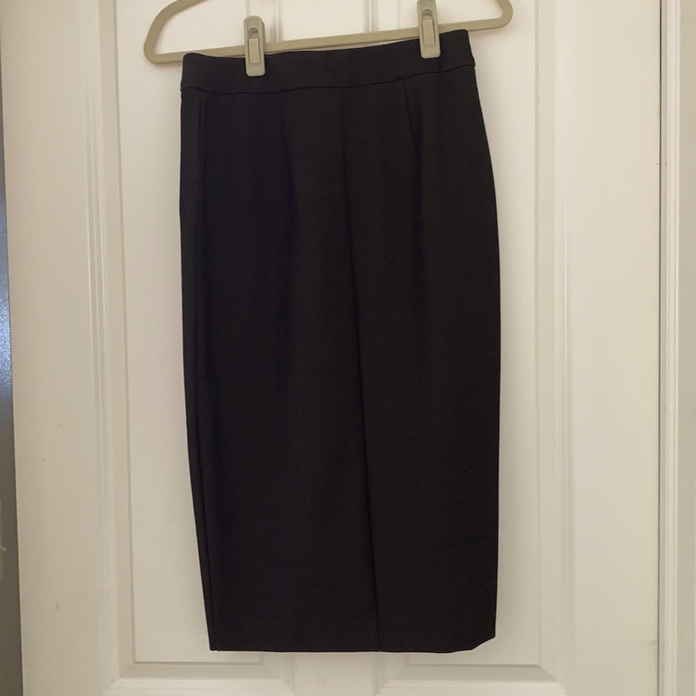 Beautiful Forest Green and Black Ann Taylor Skirt